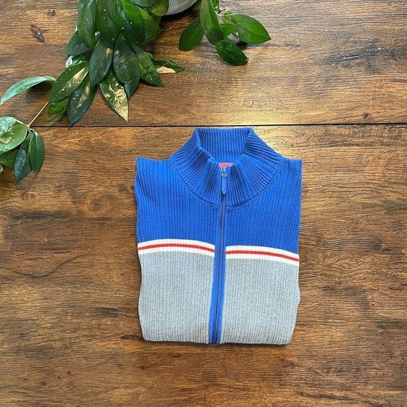 Vintage | Eddie Bauer Knit Track Jacket - Picture 1 of 13